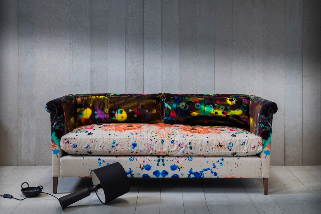 Pinch Graffito Velvet Noelle Sofa