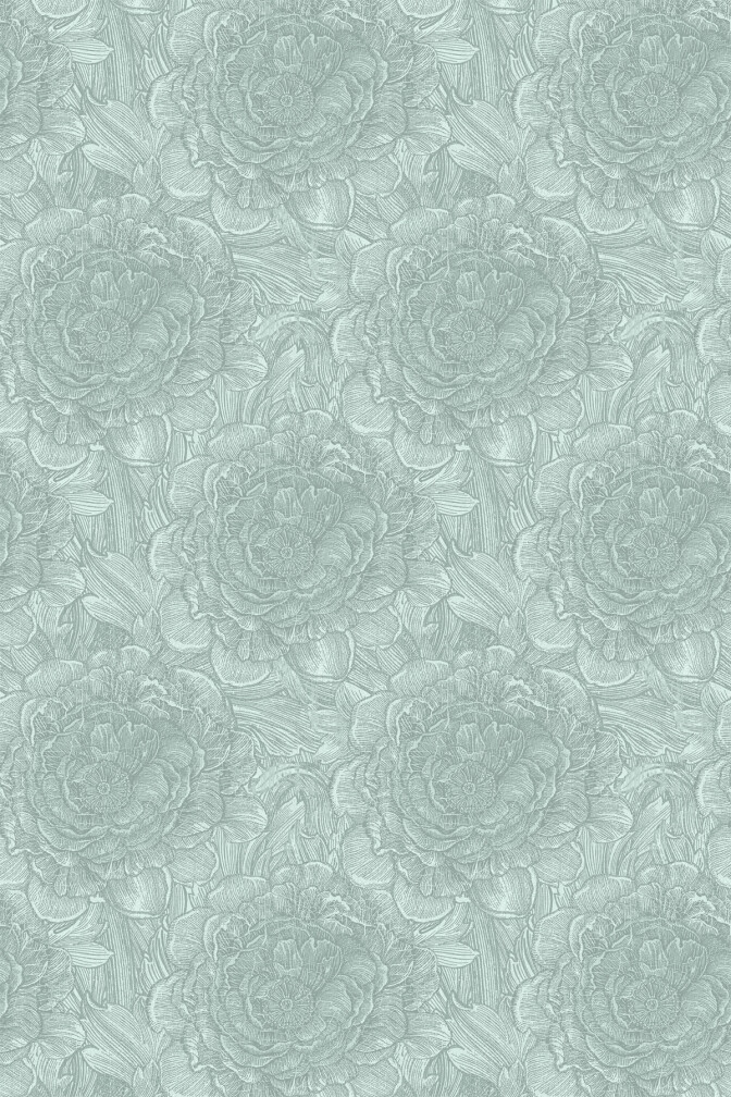 Large Tudor Rose Wallpaper