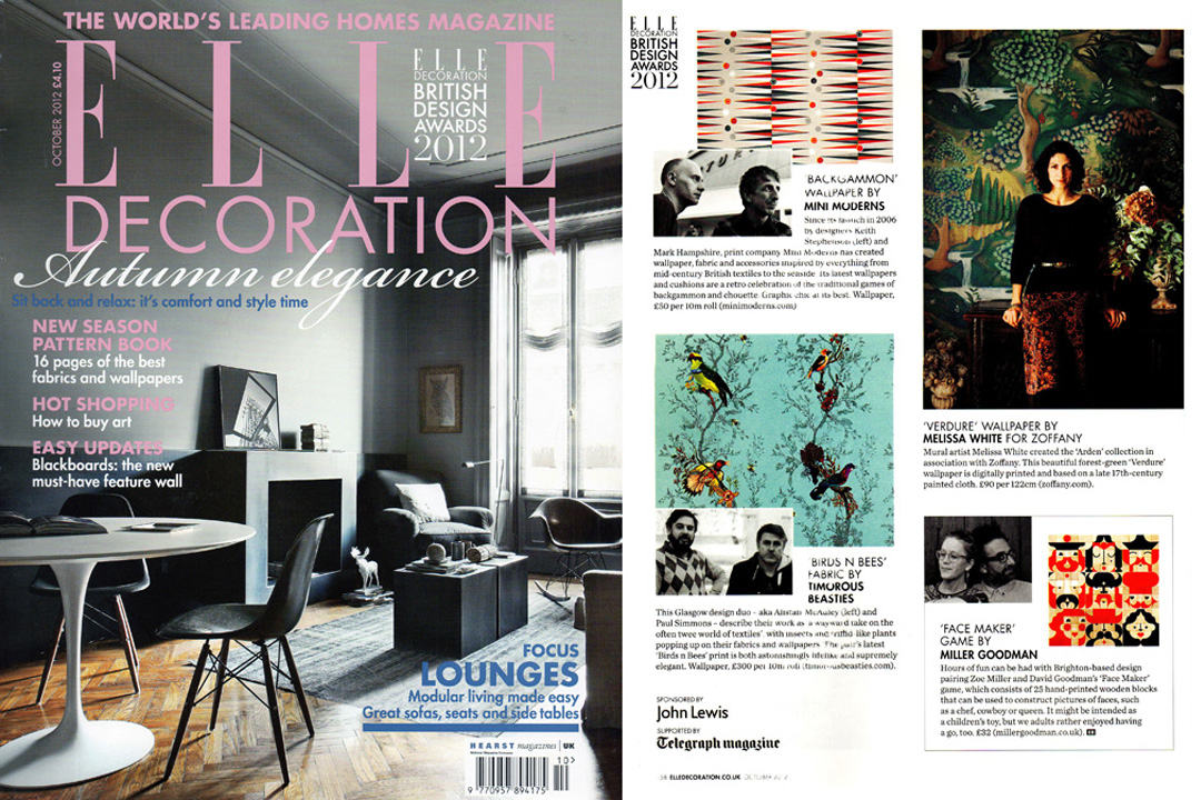 Elle Decoration, October 2012