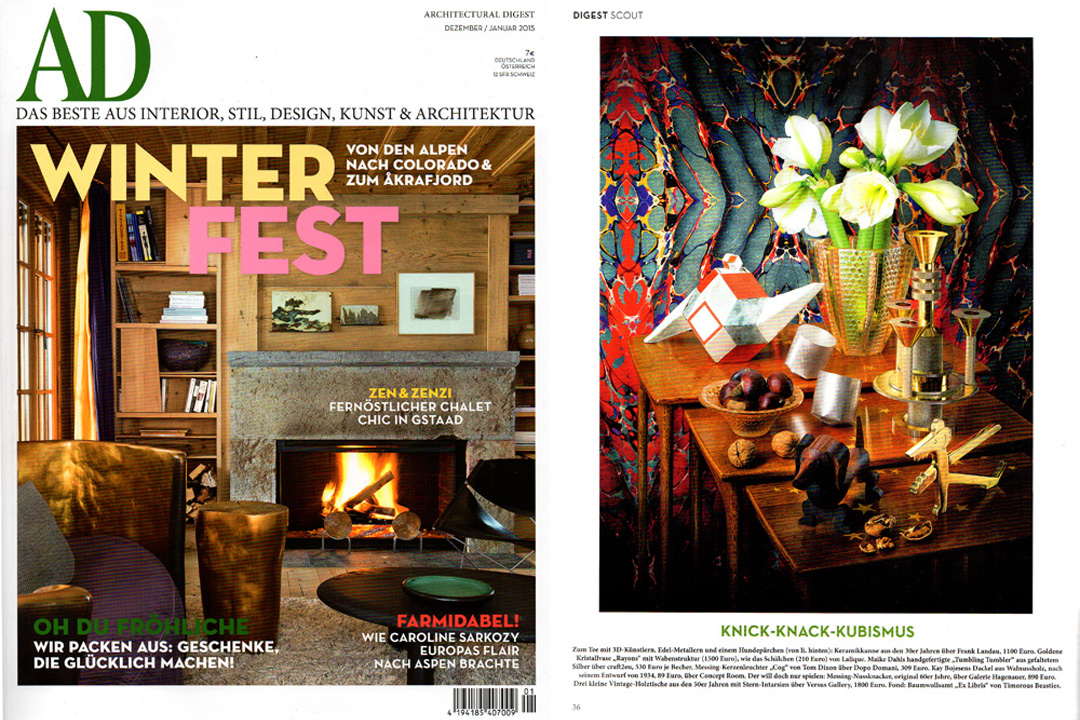Architectural Digest Germany, December 2014