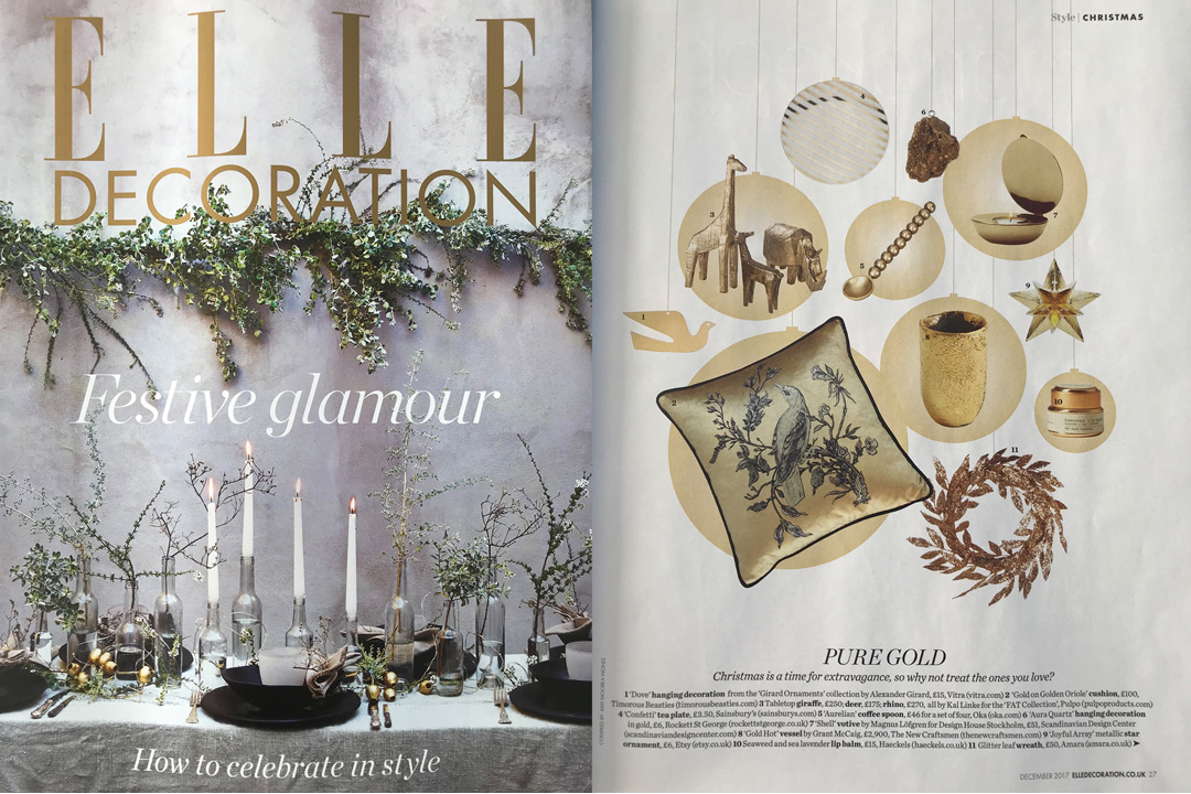 Elle Decoration, December 2017