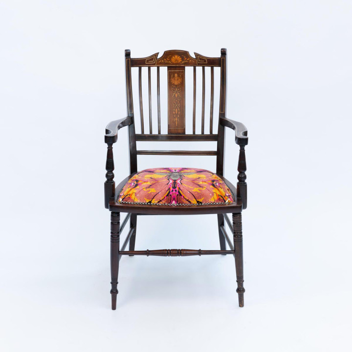 Tutti Frutti Wooden Inlay Chair / image 1