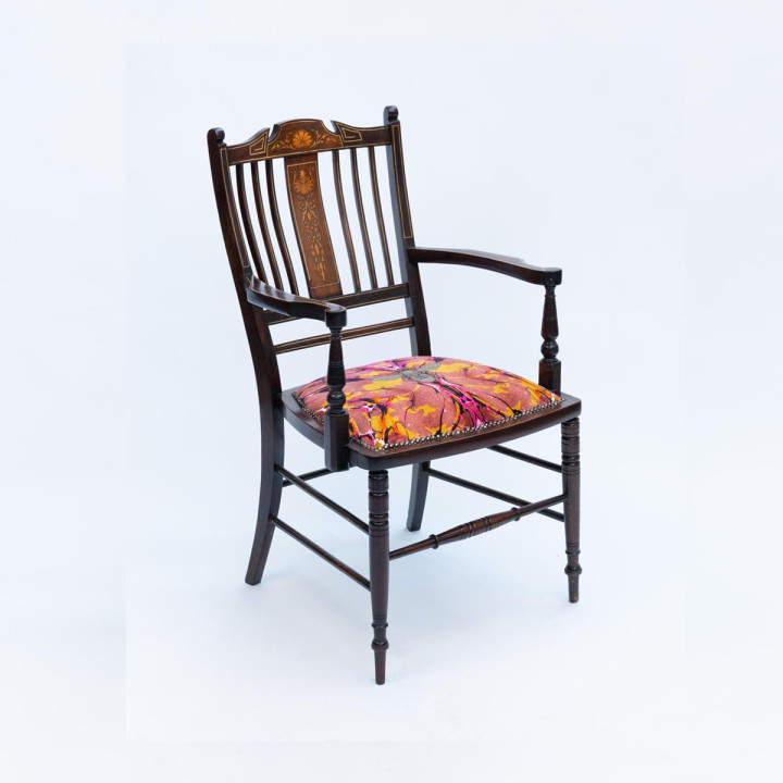 Tutti Frutti Wooden Inlay Chair / image 3