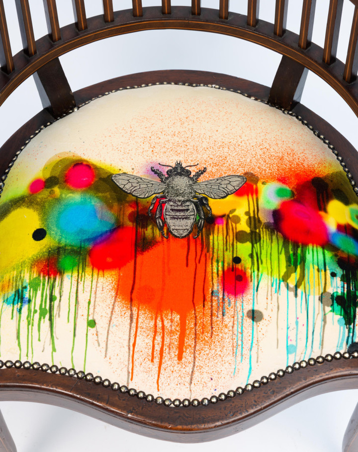 Honey Bee Graffiti Horizon Tub Chair / image 4