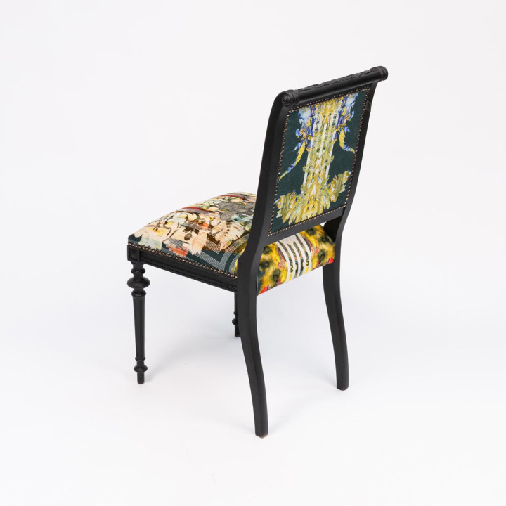 Honey Bee Linear Damask Chair / image 3
