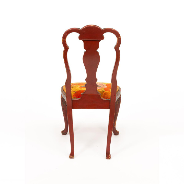 Honey Bee On Orange Chair / image 4