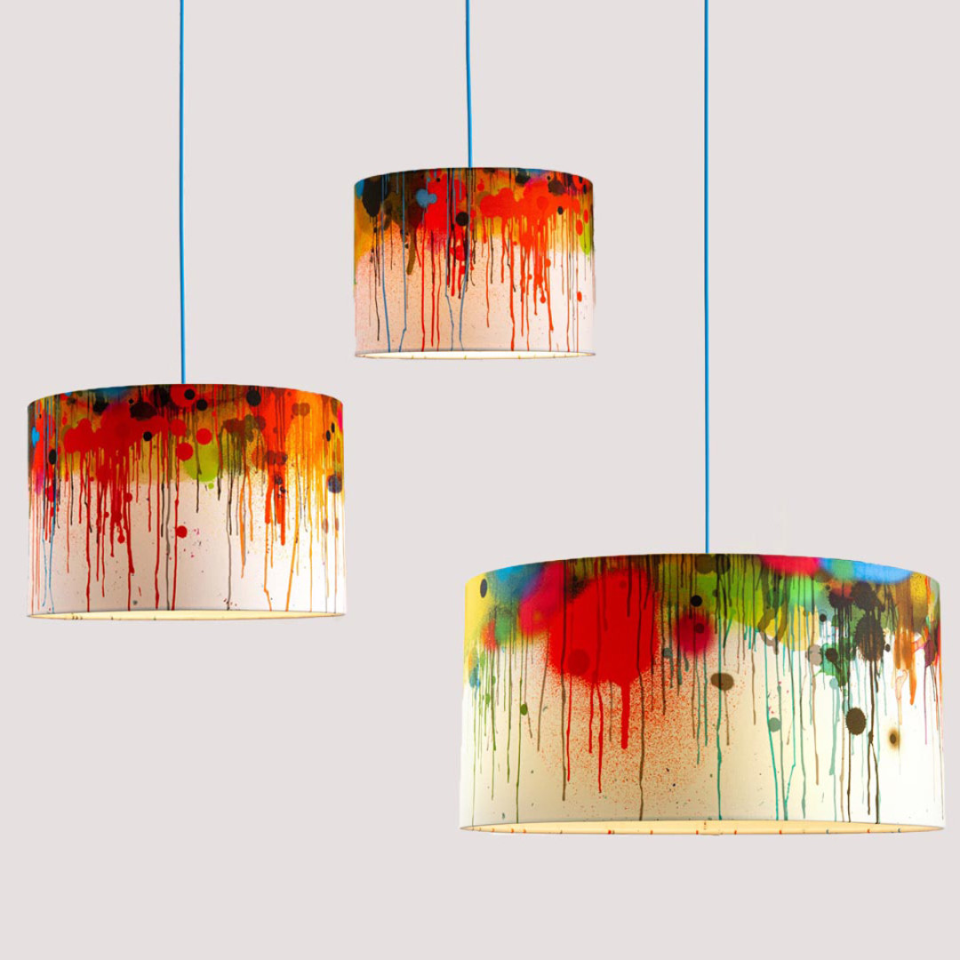 Graffiti lampshade deals