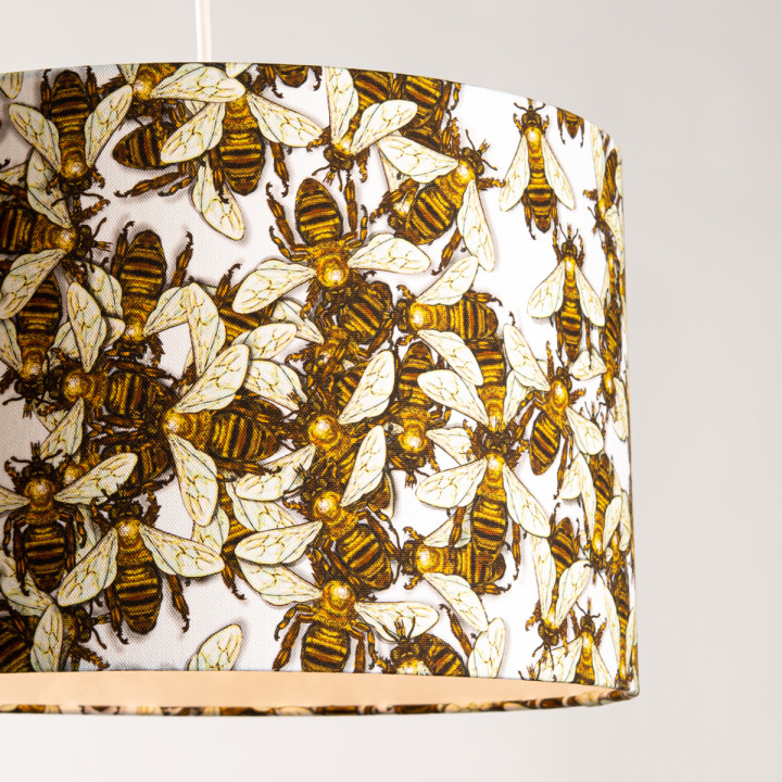 Wild Honey Bee Lampshade / image 3