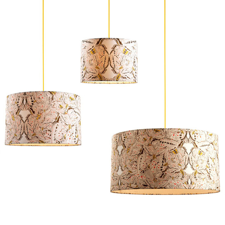 White Moth Lampshade / image 2