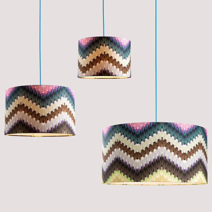 Zig Zag Moth Lampshade / image 1