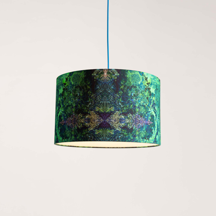 Tourmaline Damask Lampshade / image 1