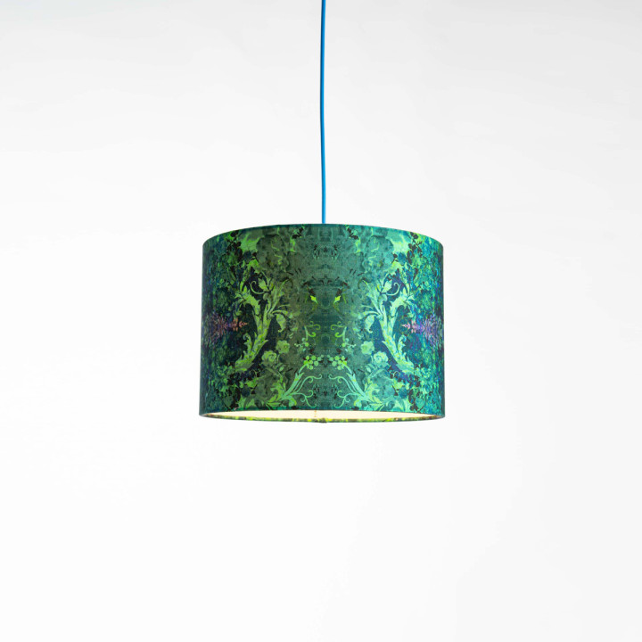 Tourmaline Damask Lampshade / image 1