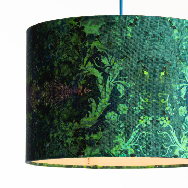 Tourmaline Damask Lampshade / image 2