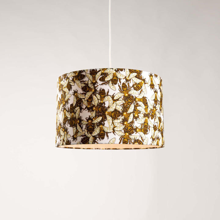 Wild Honey Bee Lampshade / image 1