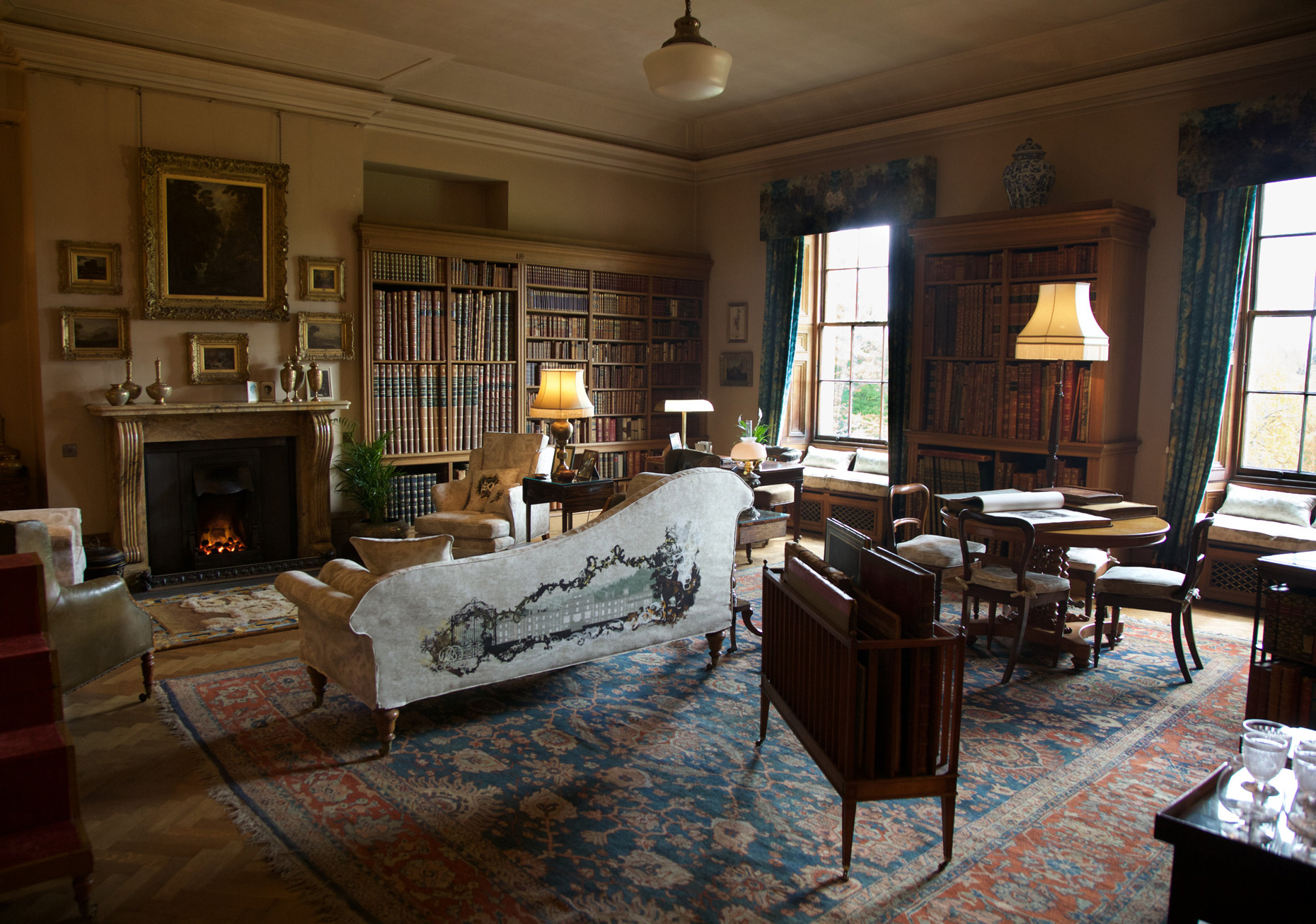 The Smoking Room at Bowhill House