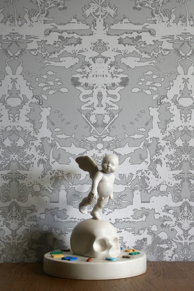 Marine Toile Wallpaper / image 2