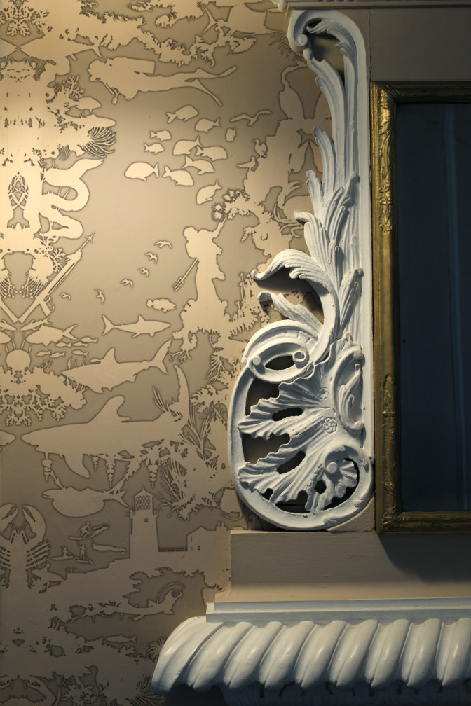 Marine Toile Wallpaper / image 3