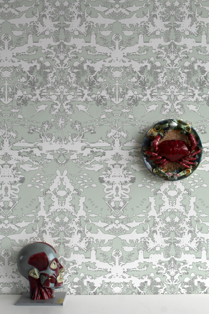 Marine Toile Wallpaper / image 3