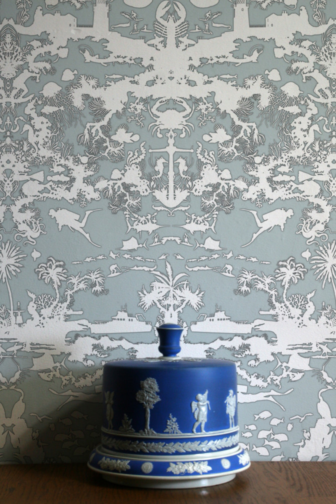 Marine Toile Wallpaper / image 3