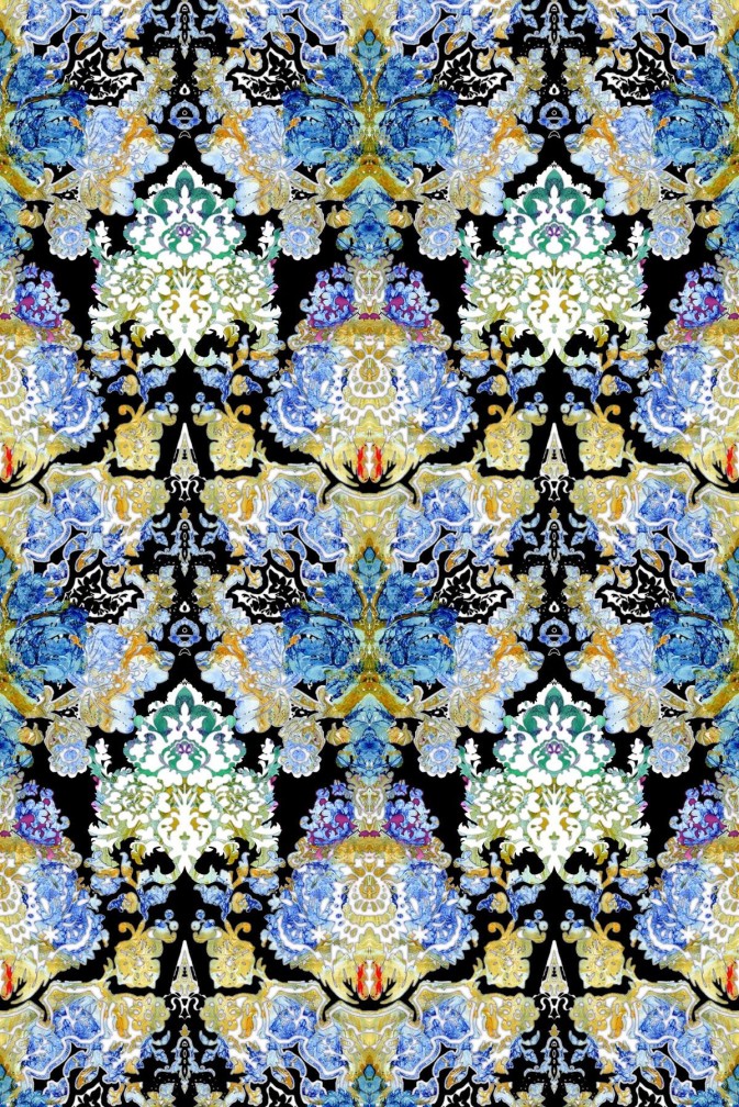 Damsel Damask Wallpaper