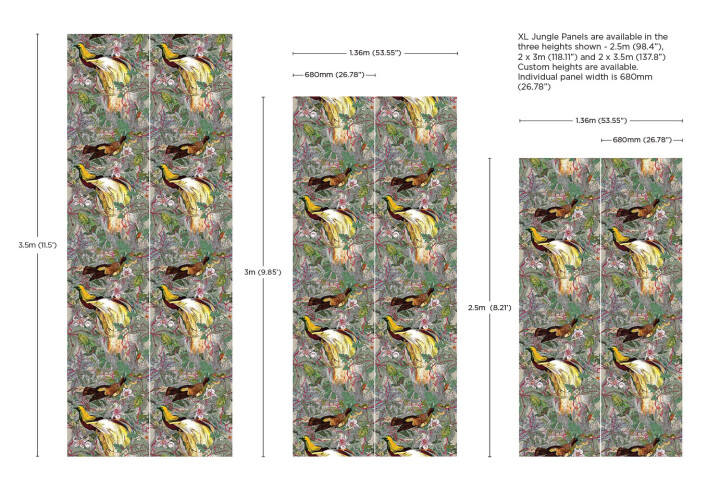 XL Jungle Modular Wallpaper Panels: Papua Paradise / image 8