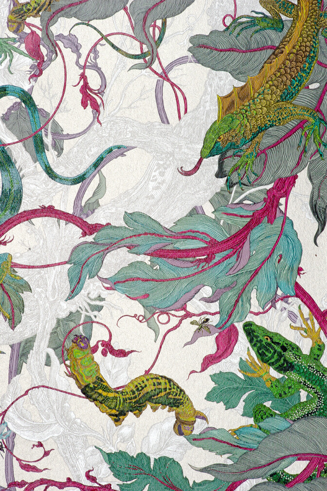 XL Jungle Modular Wallpaper Panels: Lacerta / image 5