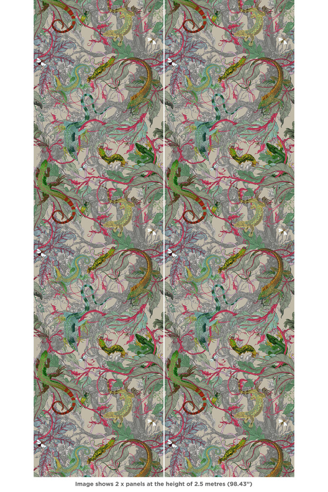 XL Jungle Modular Wallpaper Panels: Lacerta / image 7