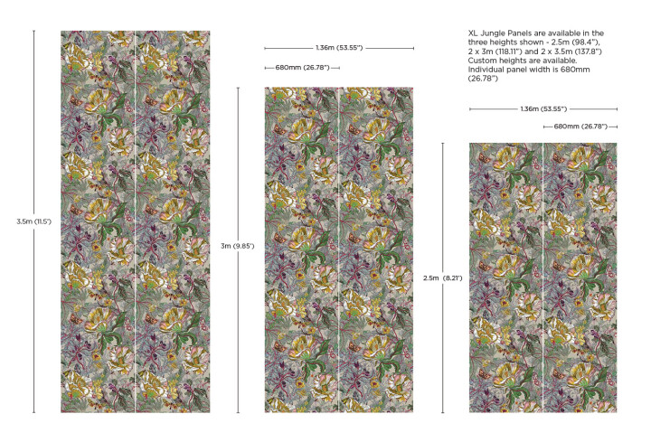 XL Jungle Modular Wallpaper Panels: Papaver / image 7
