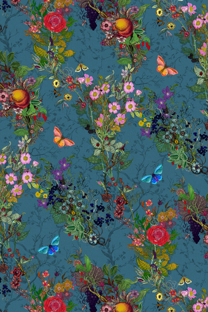 Bloomsbury Garden Cotton Linen Fabric