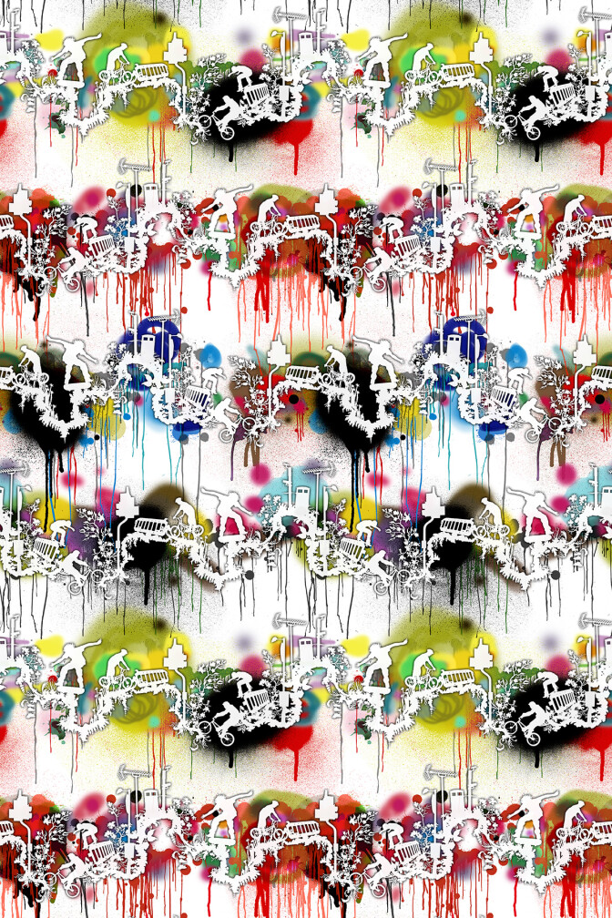Graffiti Skaters Wallpaper