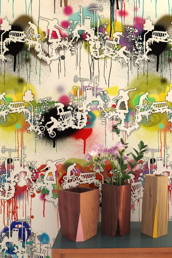 Graffiti Skaters Wallpaper / image 5