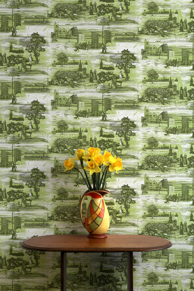 Glasgow Toile Wallpaper / image 4