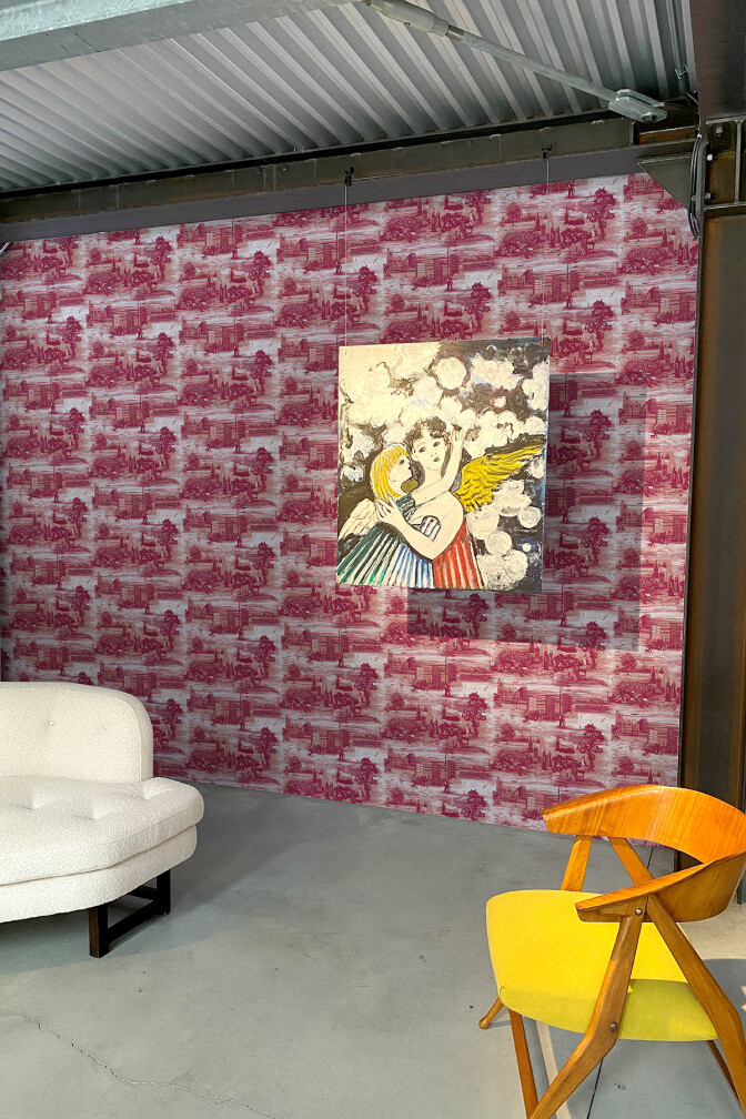 Glasgow Toile Wallpaper / image 4