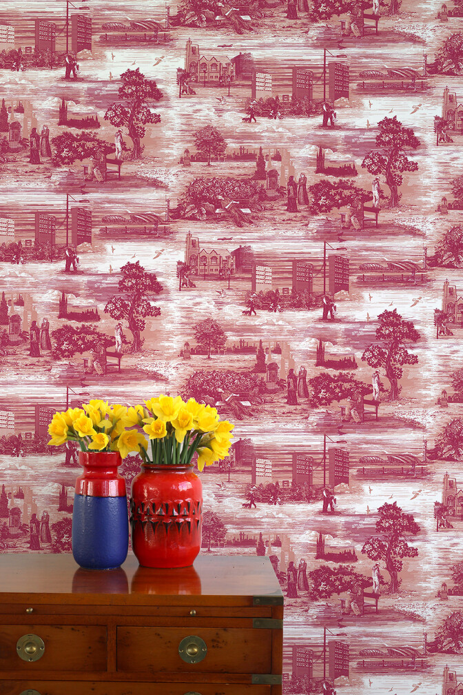 Glasgow Toile Wallpaper / image 3