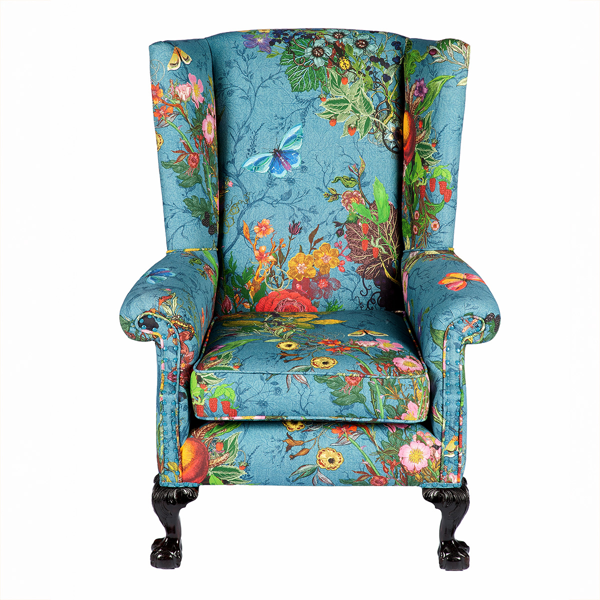 Bloomsbury Garden Teal Wingback / image 2