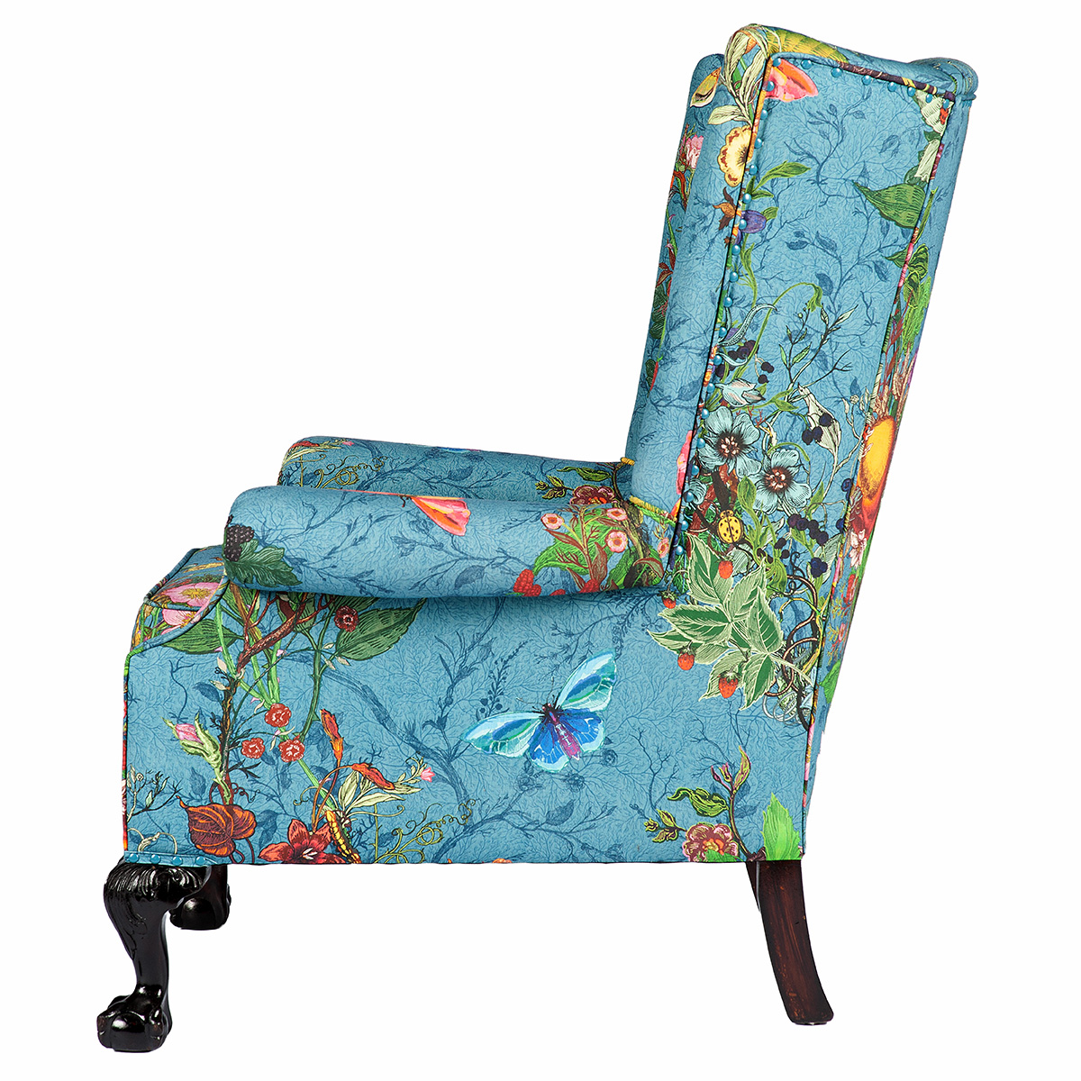 Bloomsbury Garden Teal Wingback / image 4