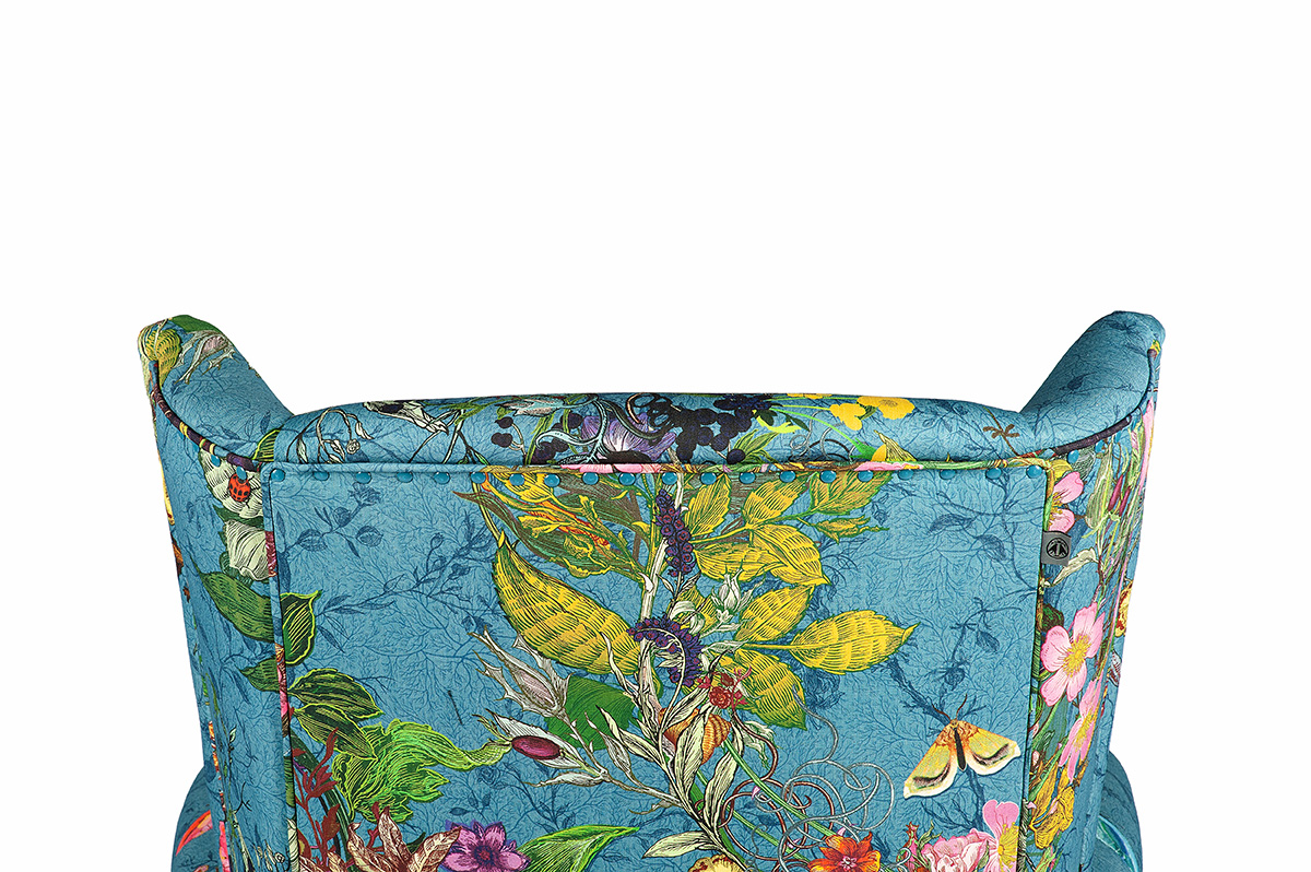 Bloomsbury Garden Teal Wingback / image 8