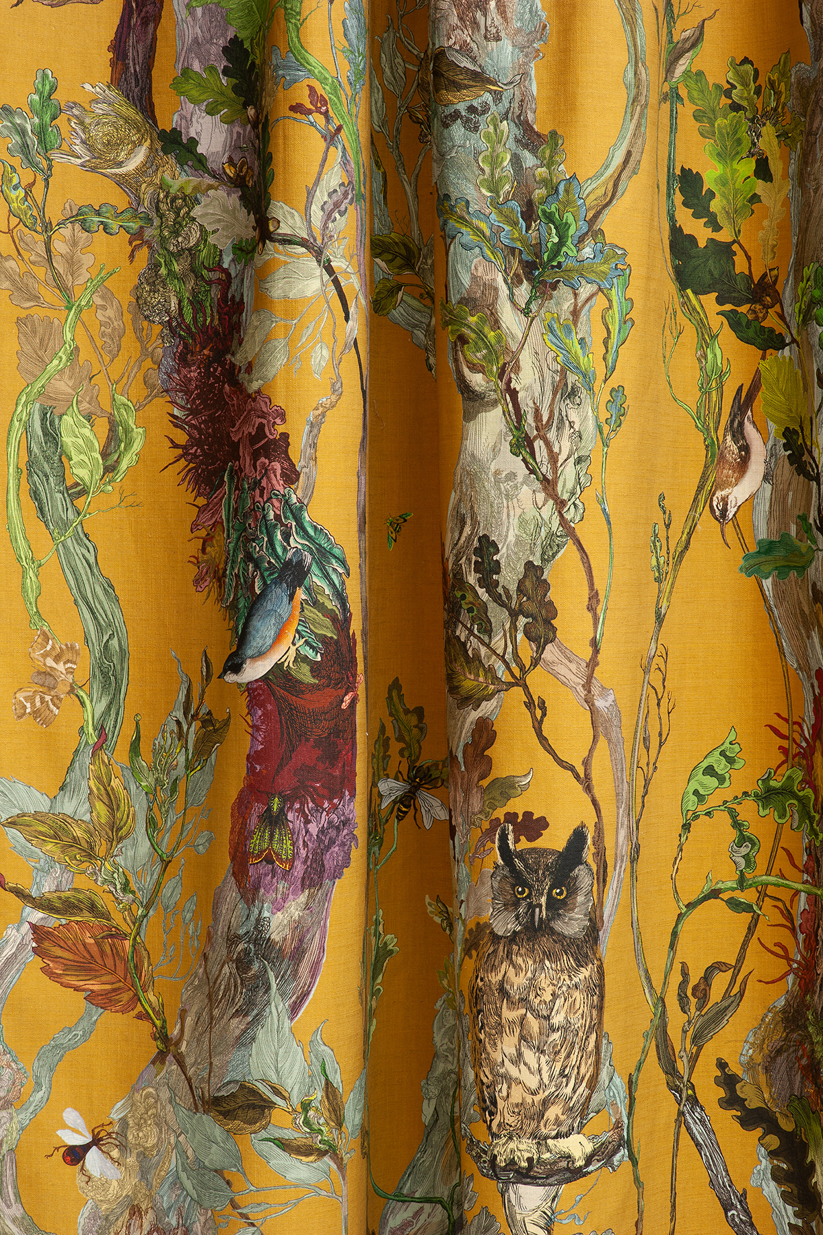 Indie Wood Cotton Linen Fabric / image 3