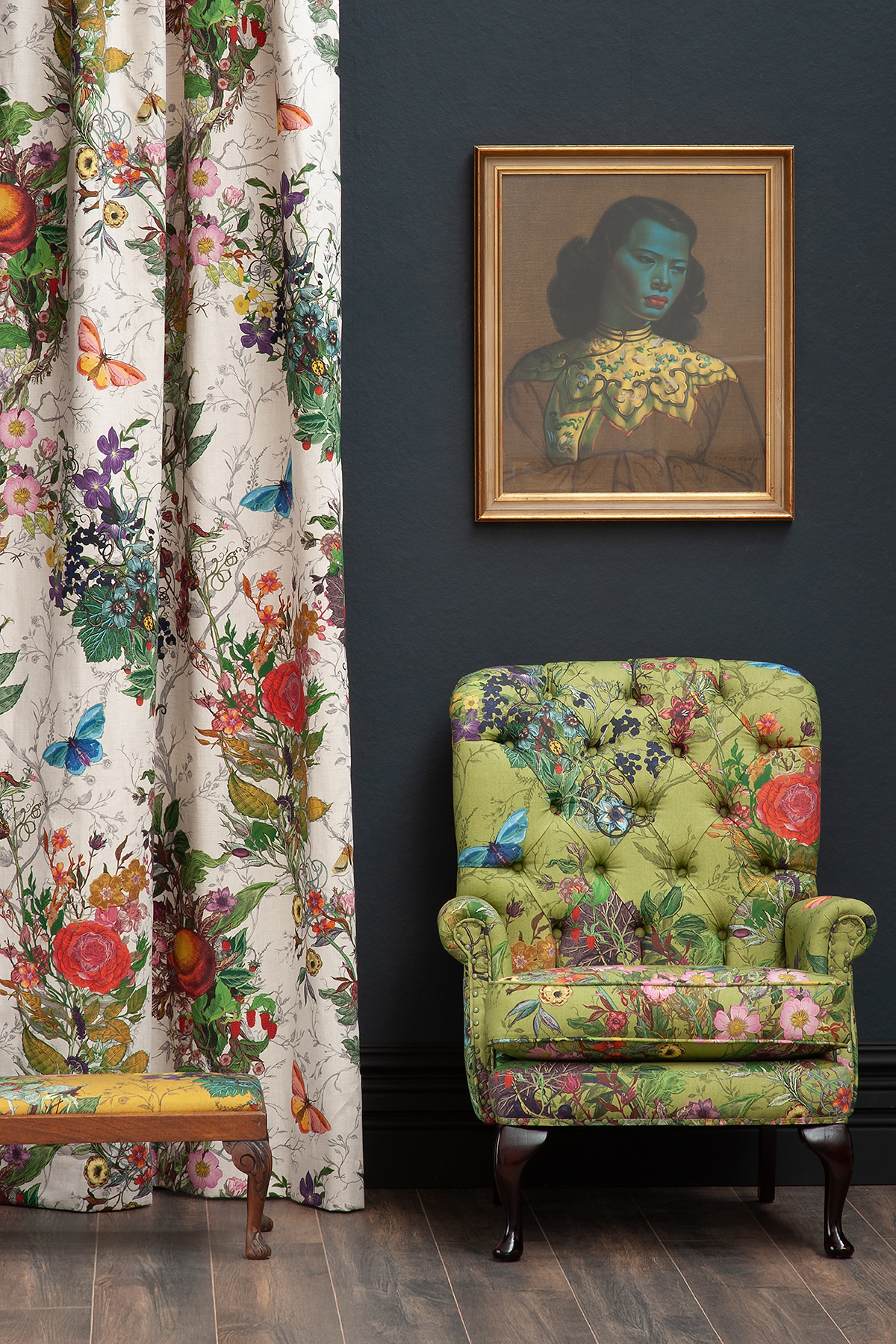 Bloomsbury Garden Cotton Linen Fabric / image 2