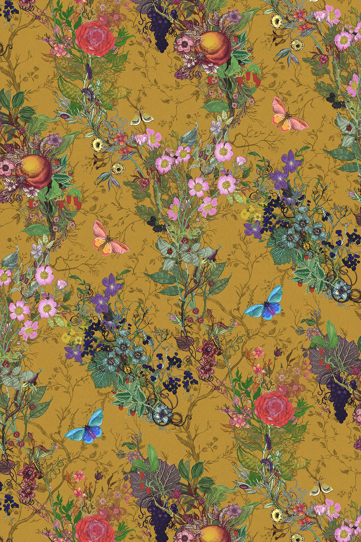 Bloomsbury Garden Cotton Linen Fabric / image 1