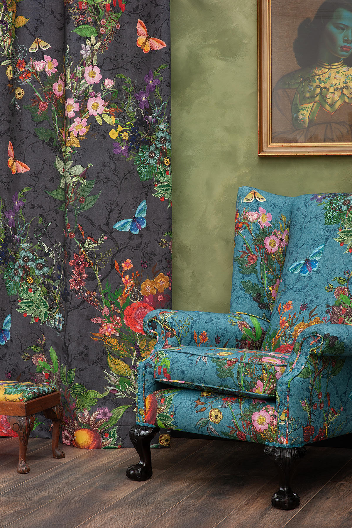 Bloomsbury Garden Cotton Linen Fabric / image 5