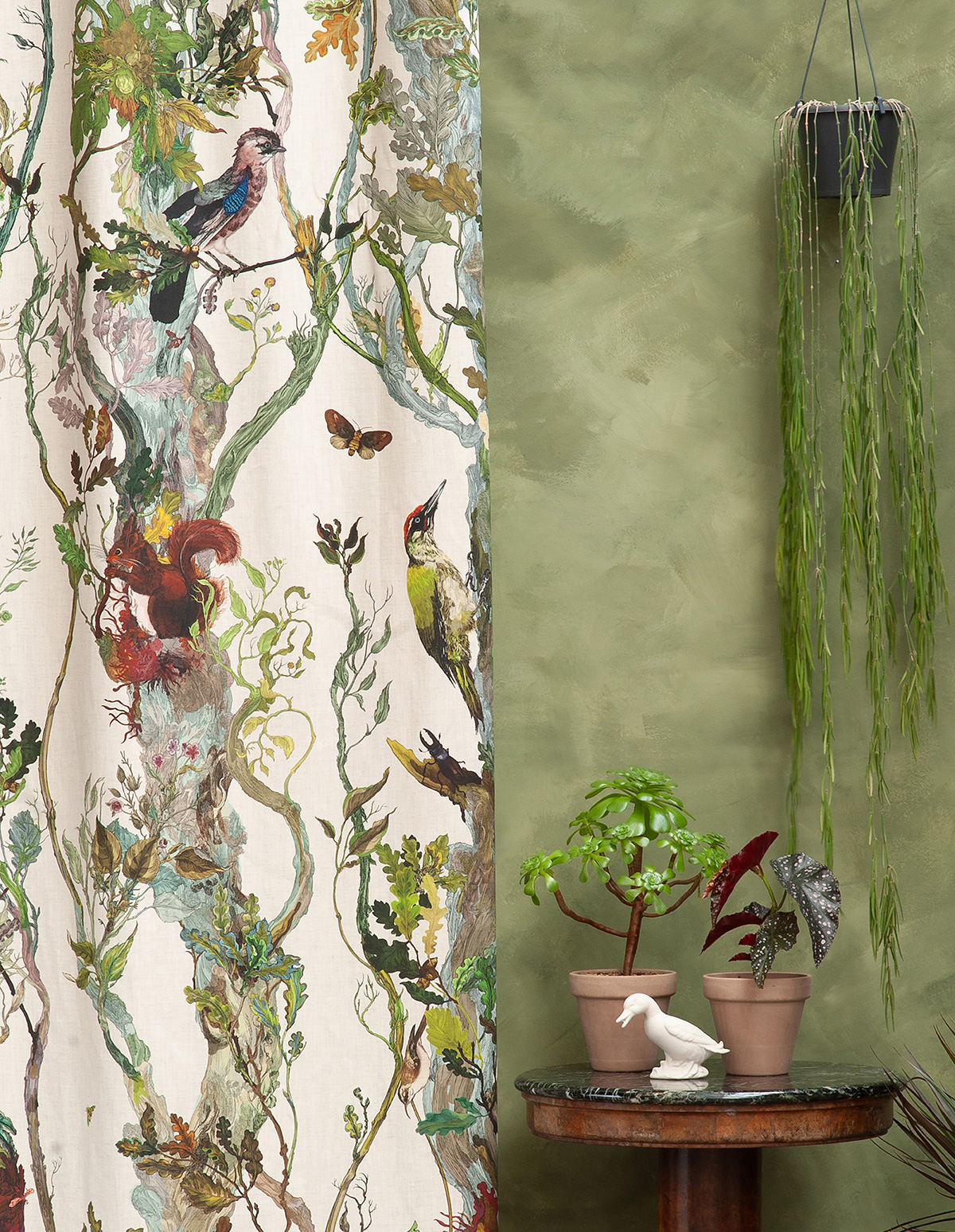 Indie Wood Cotton Linen Fabric / image 2