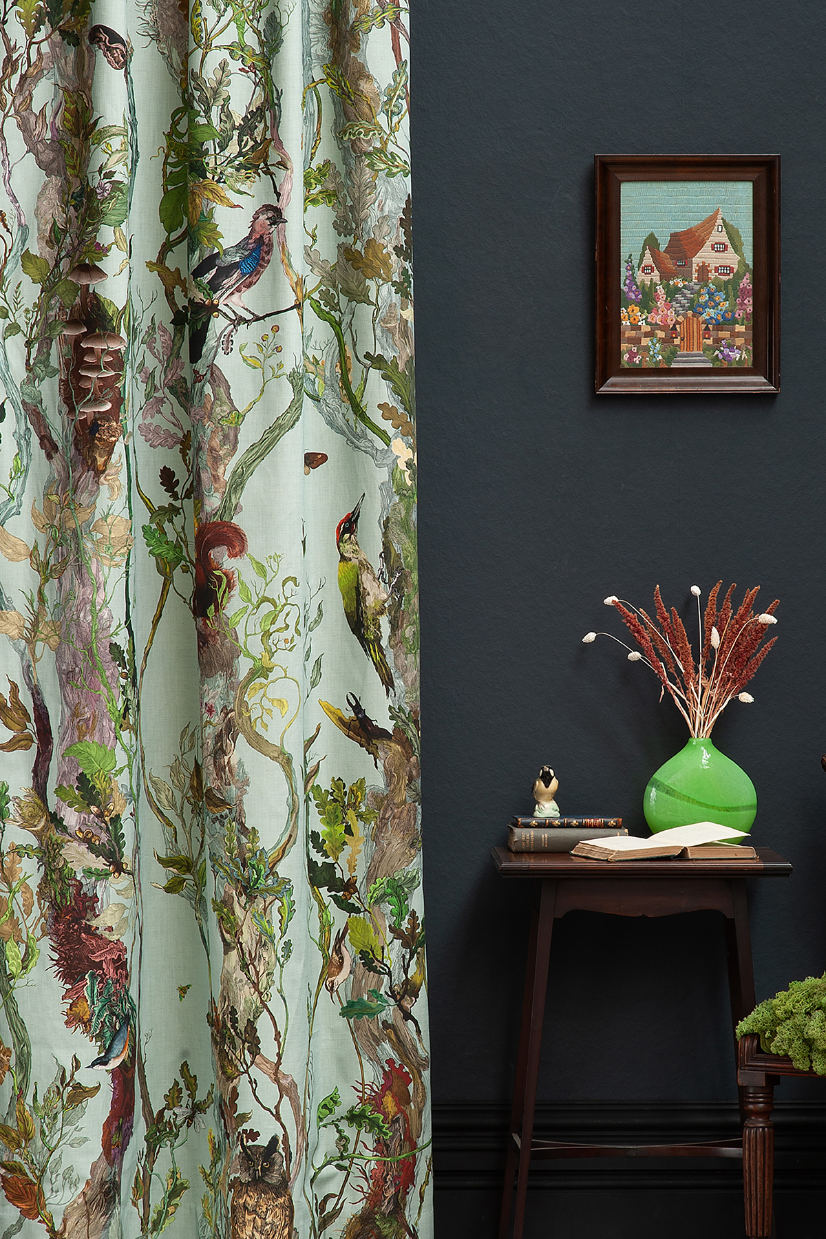 Indie Wood Cotton Linen Fabric / image 3