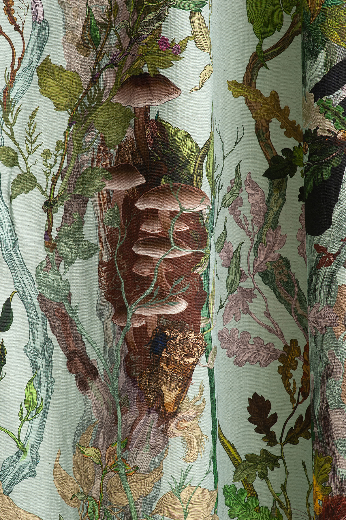 Indie Wood Cotton Linen Fabric / image 4