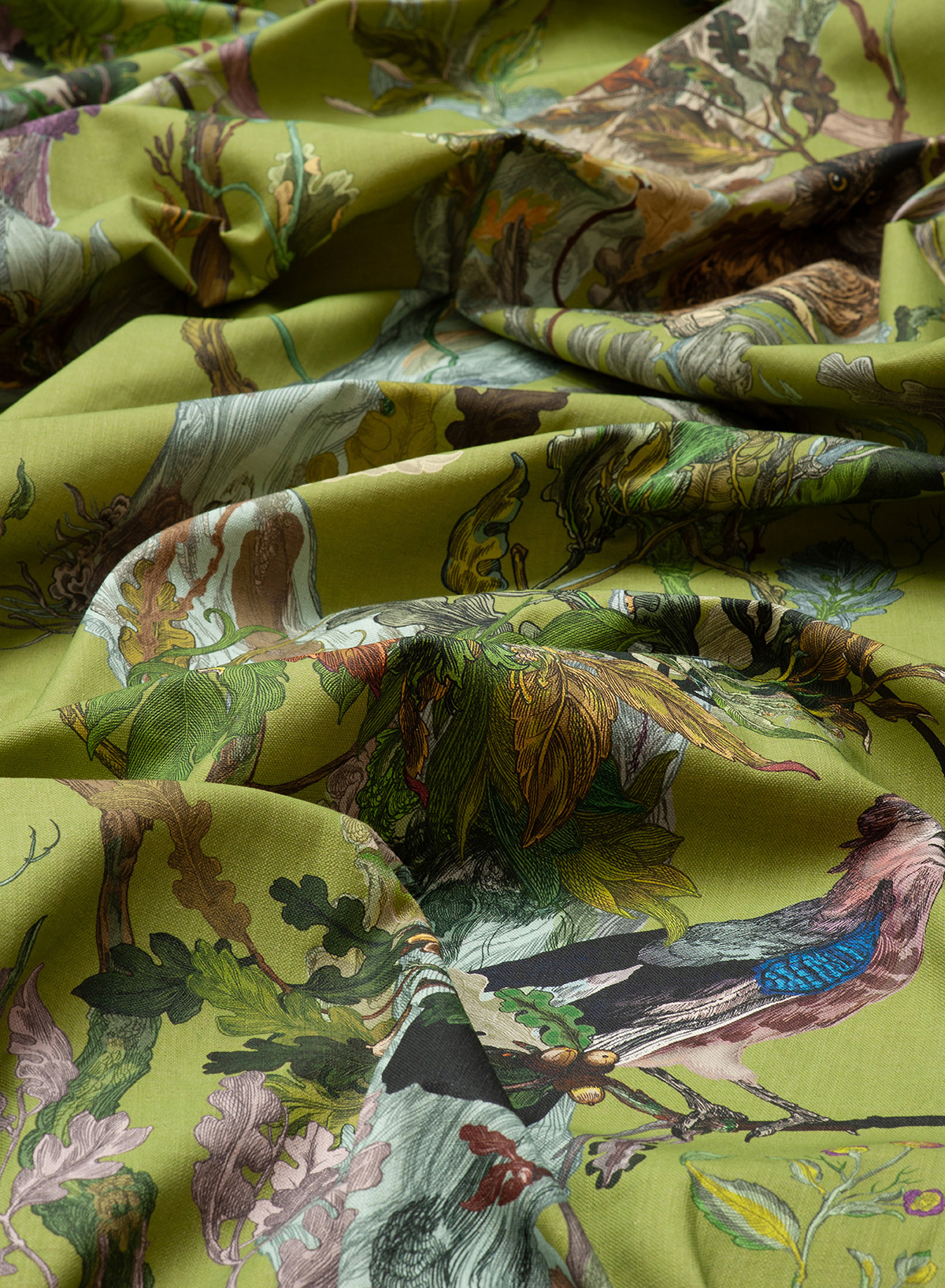 Indie Wood Cotton Linen Fabric / image 4