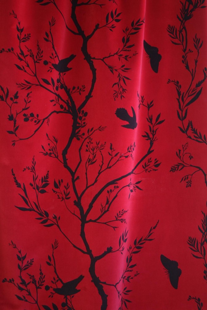 Birdbranch Stripe Velvet Fabric / image 3