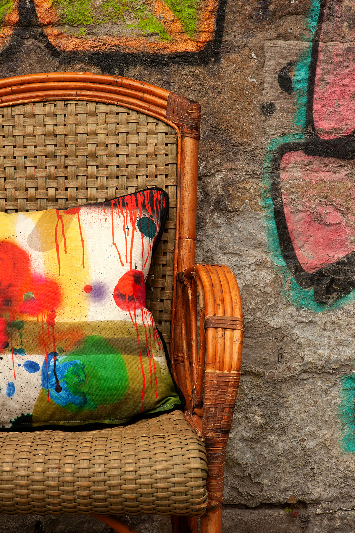 Graffiti All Over Performance Fabric / image 5