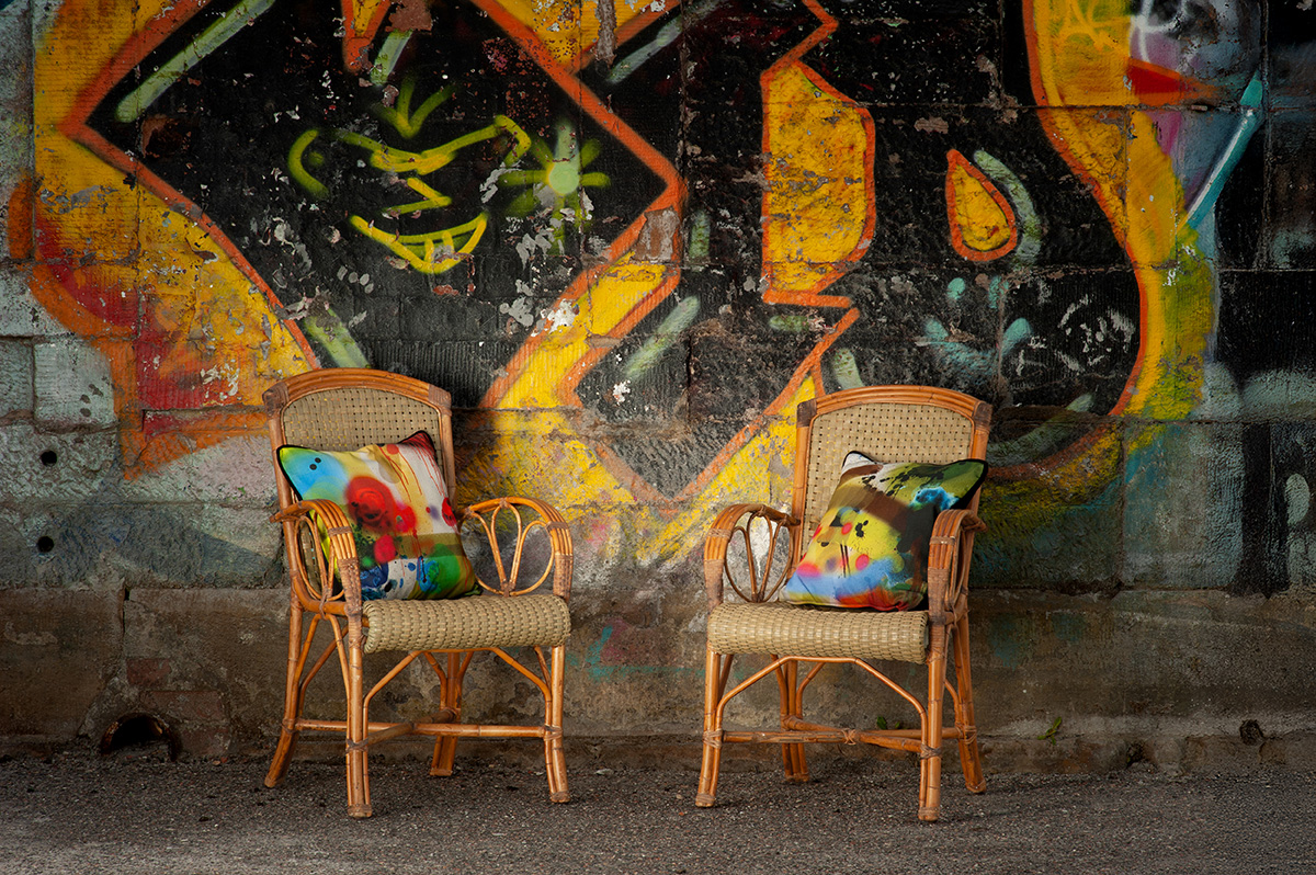 Graffiti All Over Performance Fabric / image 3