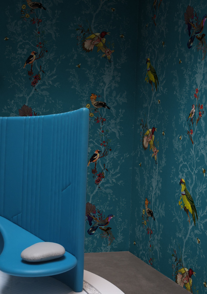 Birds N Bees Mica Wallpaper / image 3