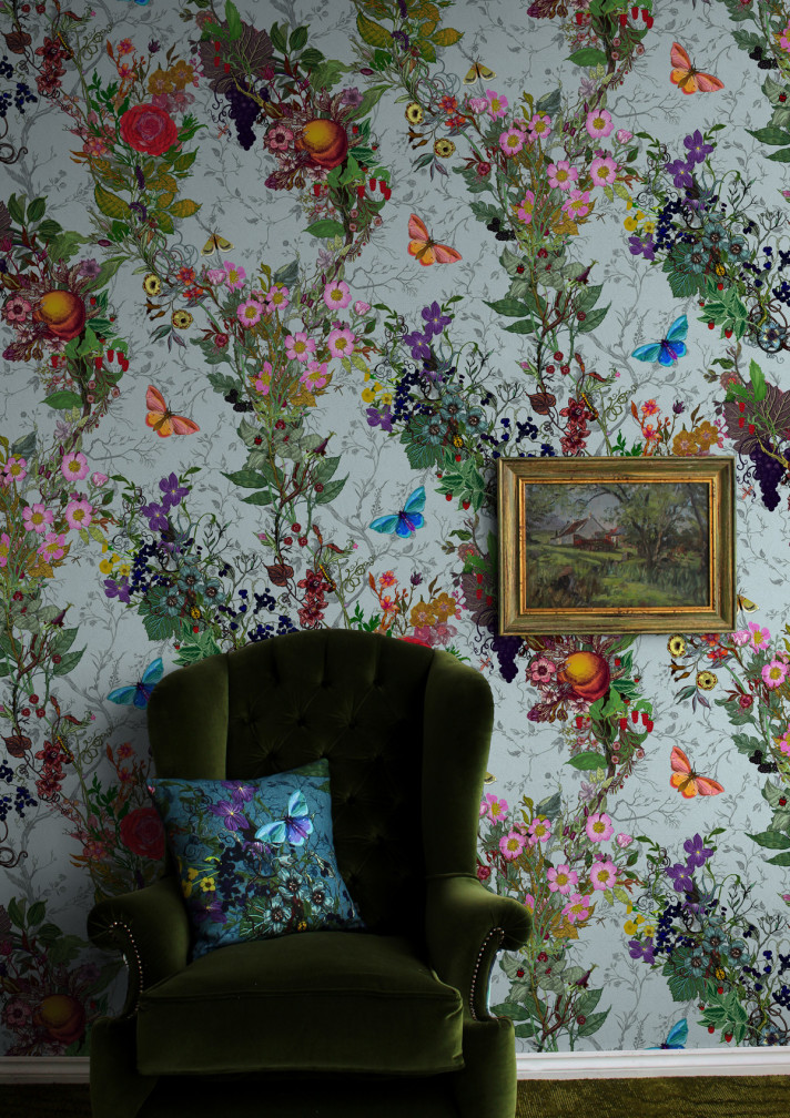 Bloomsbury Garden Mica Wallpaper / image 2